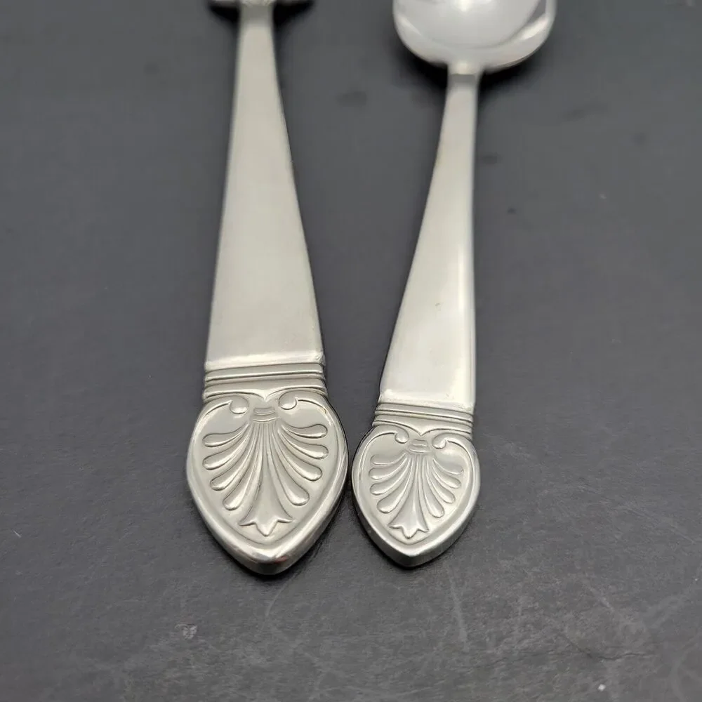 Vintage Lenox Hannah Forks & Tea Spoon Silverware Stainless From 1999